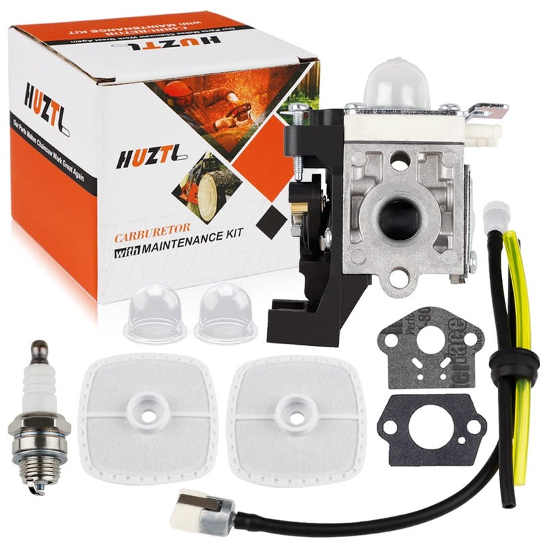 HUZTL Carburetor for ECHO SRM225 GT225 SRM GT 225 GT225i GT225L PAS225 PE225 PPF225 SHC225 String Trimmer Carburetor Parts with fuel line Spark Plug Repair Kit - Image 1